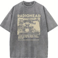 Men's casual retro washed