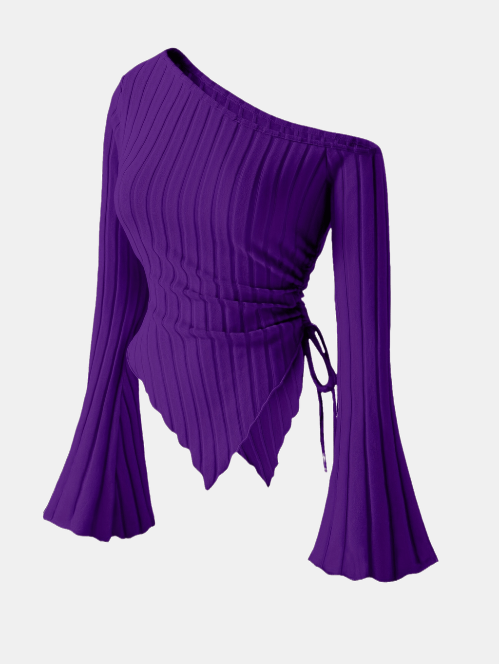 Women's Elegant Off-Shoulder Bell Sleeve T-Shirt