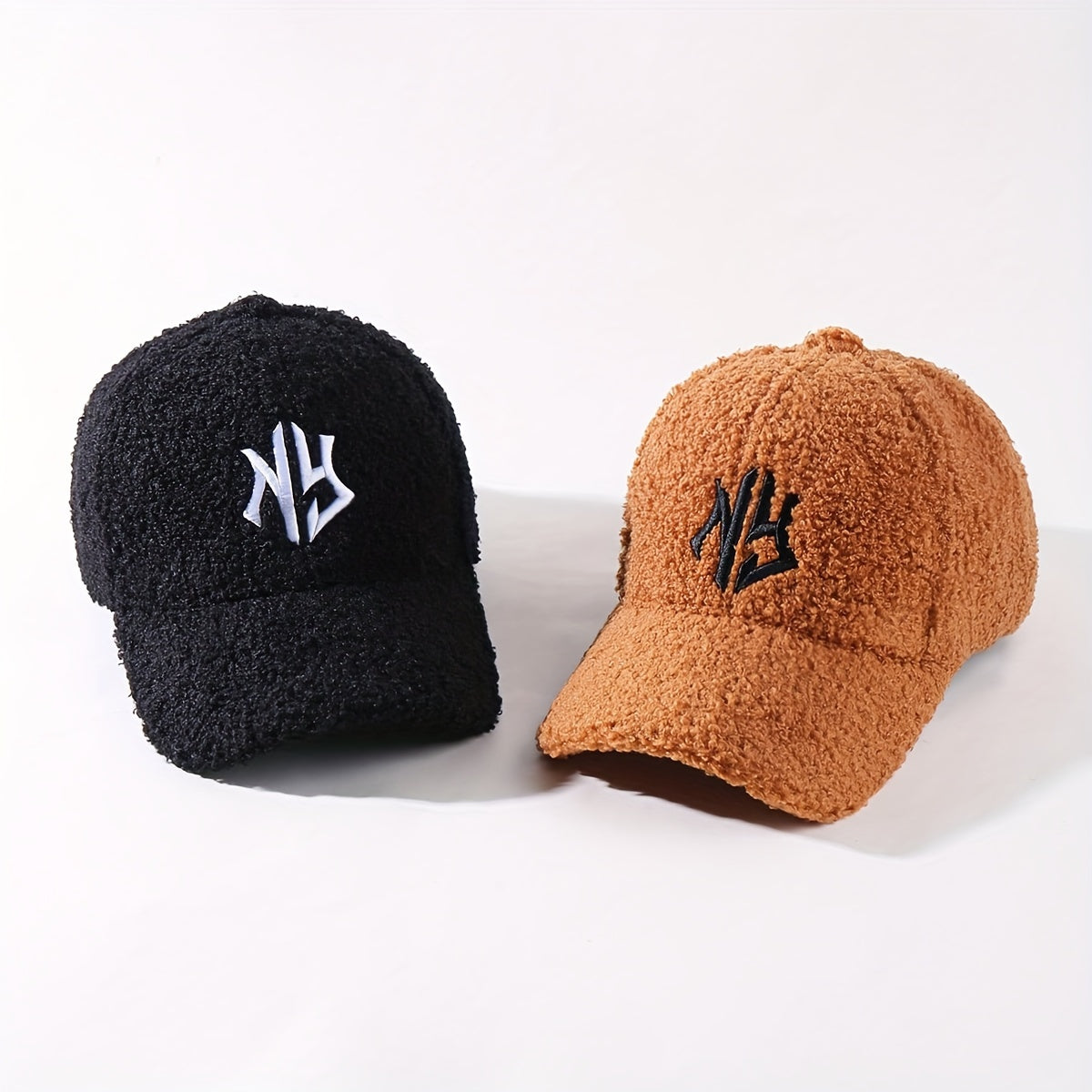 New York Embroidered Baseball Cap for Winter, Suitable for Both Men And Women, Featuring a Solid Color Design, Perfect for Outdoor Adventures