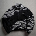 Christmas Gifts for Men Include a Trendy Black Plush Jacket with a Zip-Up Collar And Double Pockets, Featuring a Striking Zebra Pattern. The Fabric Is Thick, Warm, Soft, And Comfortable, Perfect for Everyday Outings, Commutin