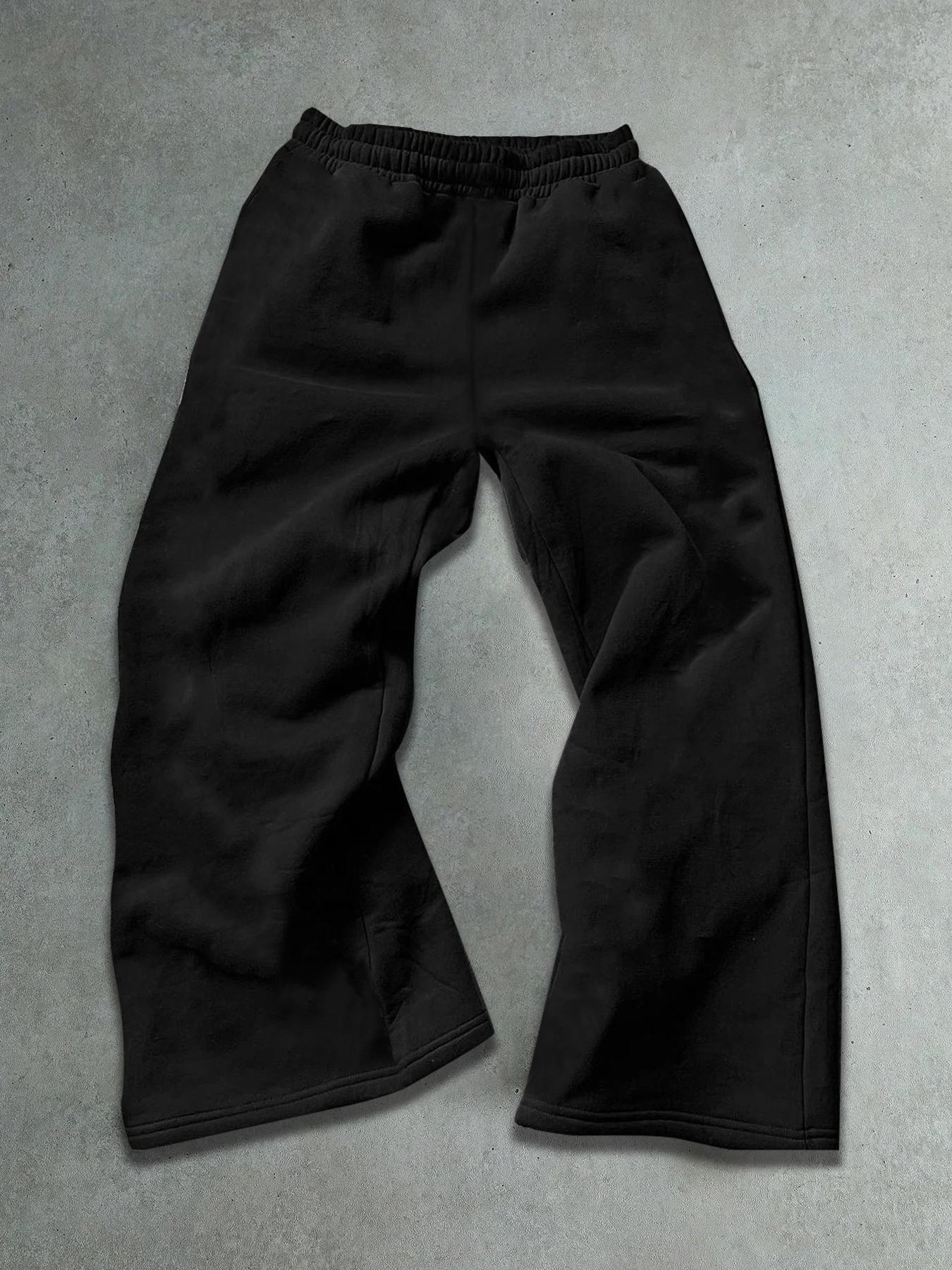 Men's Drawstring Waist Printed Pants