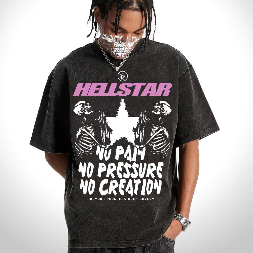 Premium Washed Cotton Retro US T Shirt for Men | Soft Touch | Festival Gift | Casual All-Match