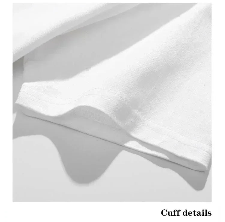 Korean Version of Summer Thin New Simple Printing Crew Neck Short-sleeved T-shirt Men and Women High-quality Versatile Top