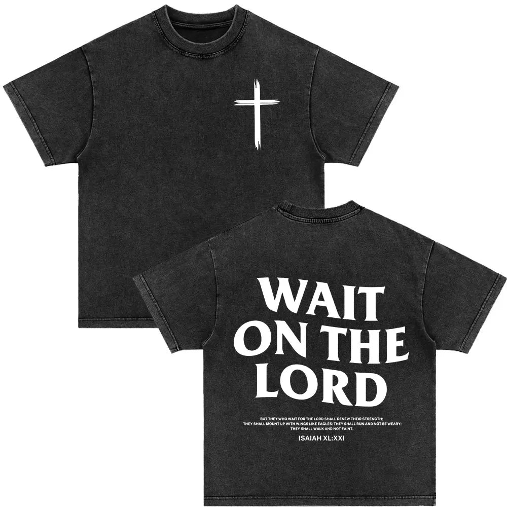 Christian Jesus Died for Me Now I Live for Him Bible Verse Vintage Washed T-shirts Men Women Fashion Harajuku Oversized T Shirts