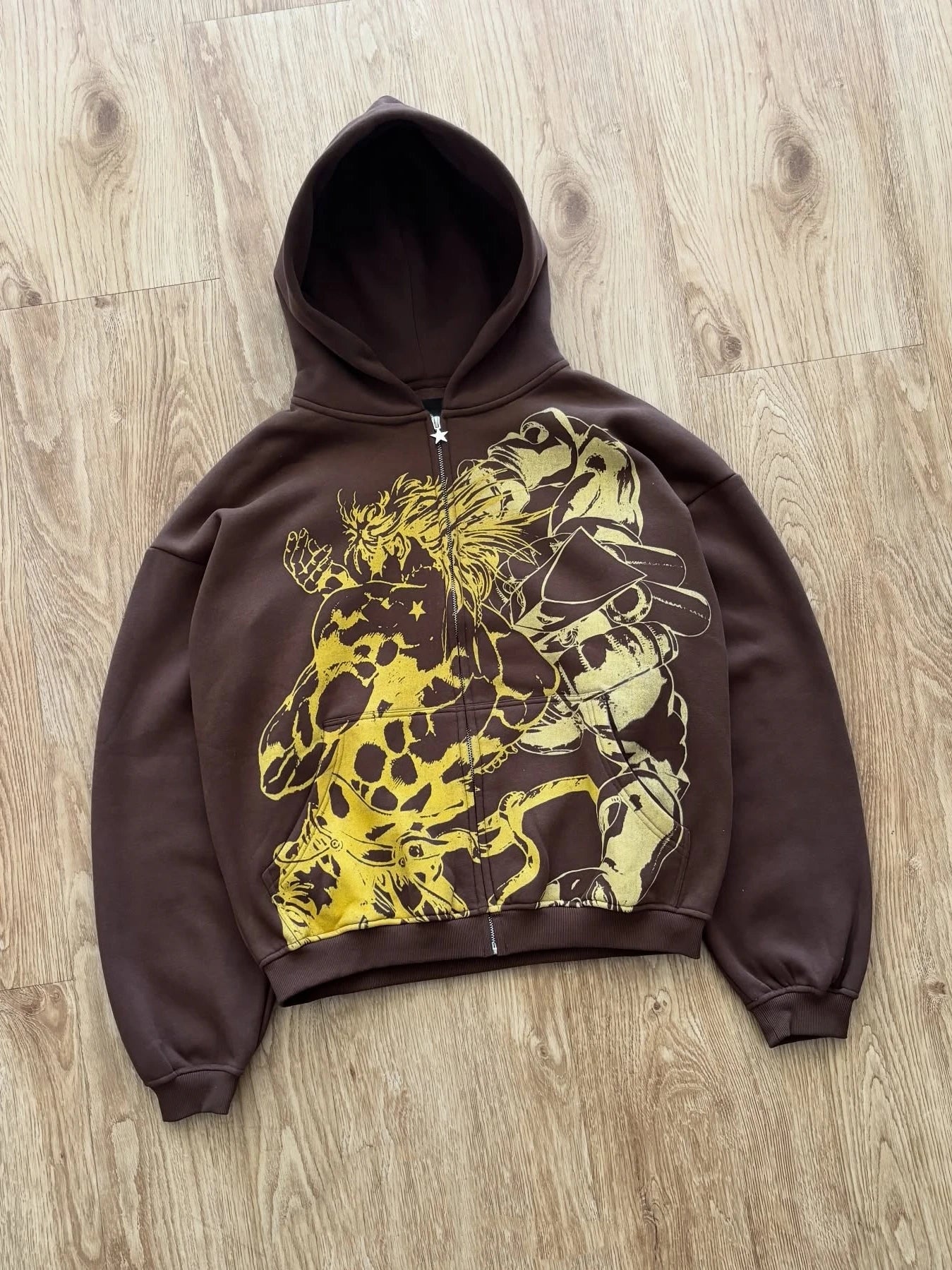 Harajuku Jojo Bizarre Adventure Zip Up Hoodies Oversized Mens Womens Zipper Hoodie Hip Hop CoupleS Y2k Street Sweatshirt