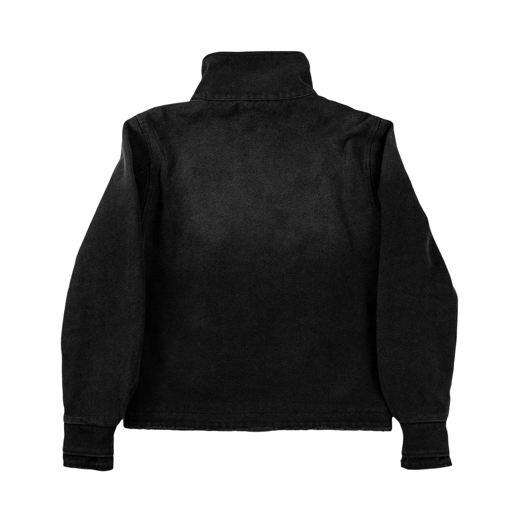 Y2k Fencing Jacket Vintage Wash Gradient Irregular Buttons Unisex Jacket Gothic Harajuku Streetwear Canvas Cotton Casual Jacket