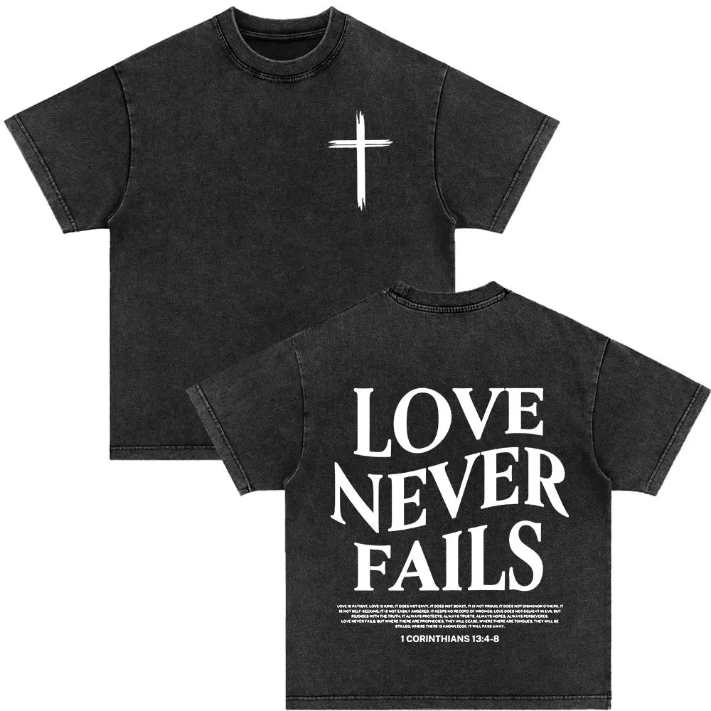 Christian Jesus Died for Me Now I Live for Him Bible Verse Vintage Washed T-shirts Men Women Fashion Harajuku Oversized T Shirts