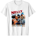 Nelly 90s Vintage Nellyville Rapper Graphic Cotton T-shirt Unisex Men Women Hip Hop Short Sleeve Classic Tee Fans Essentials