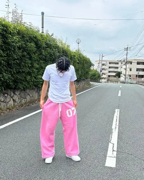 Streetwear Y2K Casual Baggy Sweatpants Drawstring Sports Pants Zipper Cardigan Fashion Digital Print Hooded Men Women Street Set