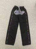 Hot Stamping Retro Dark Design Sense, Embroidered Fabric Hoodie, Trendy Loose Casual Pants, Unisex Hoodie Set