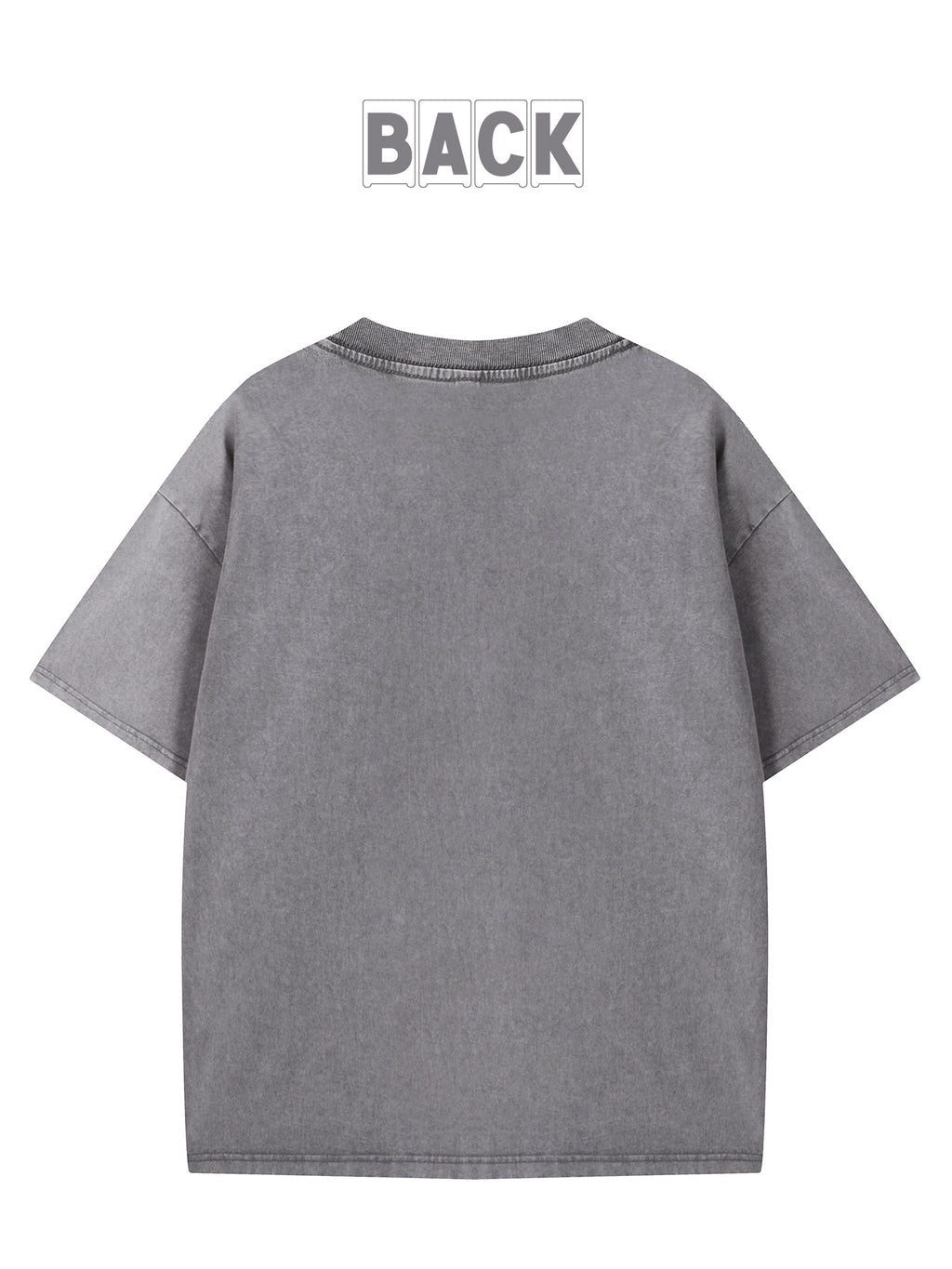 Men's casual retro washed