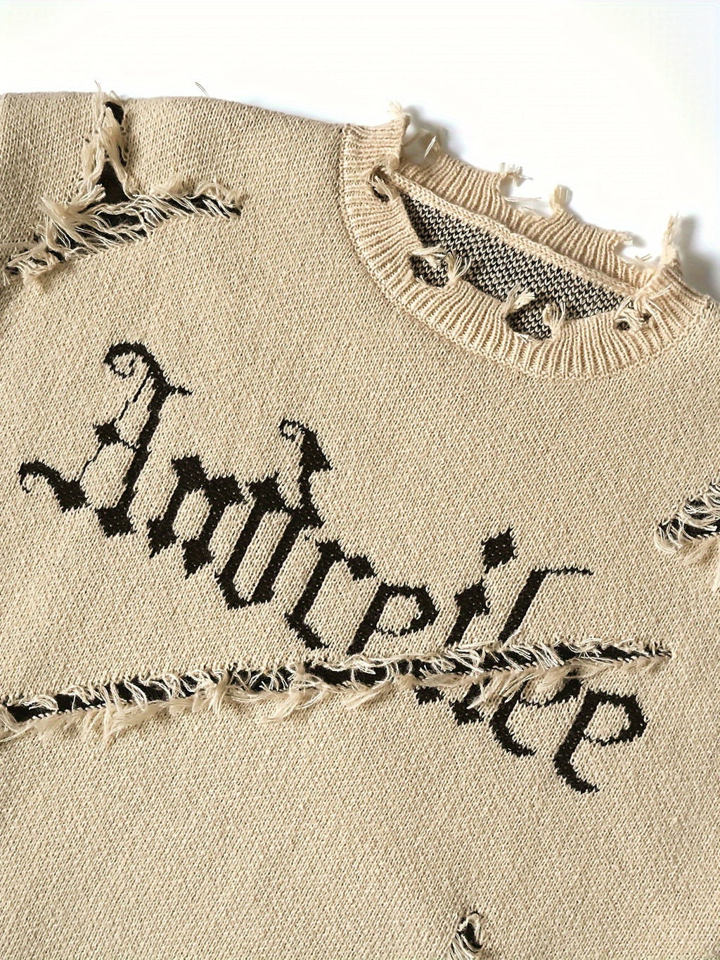 Men'S Oversized Knit Sweater