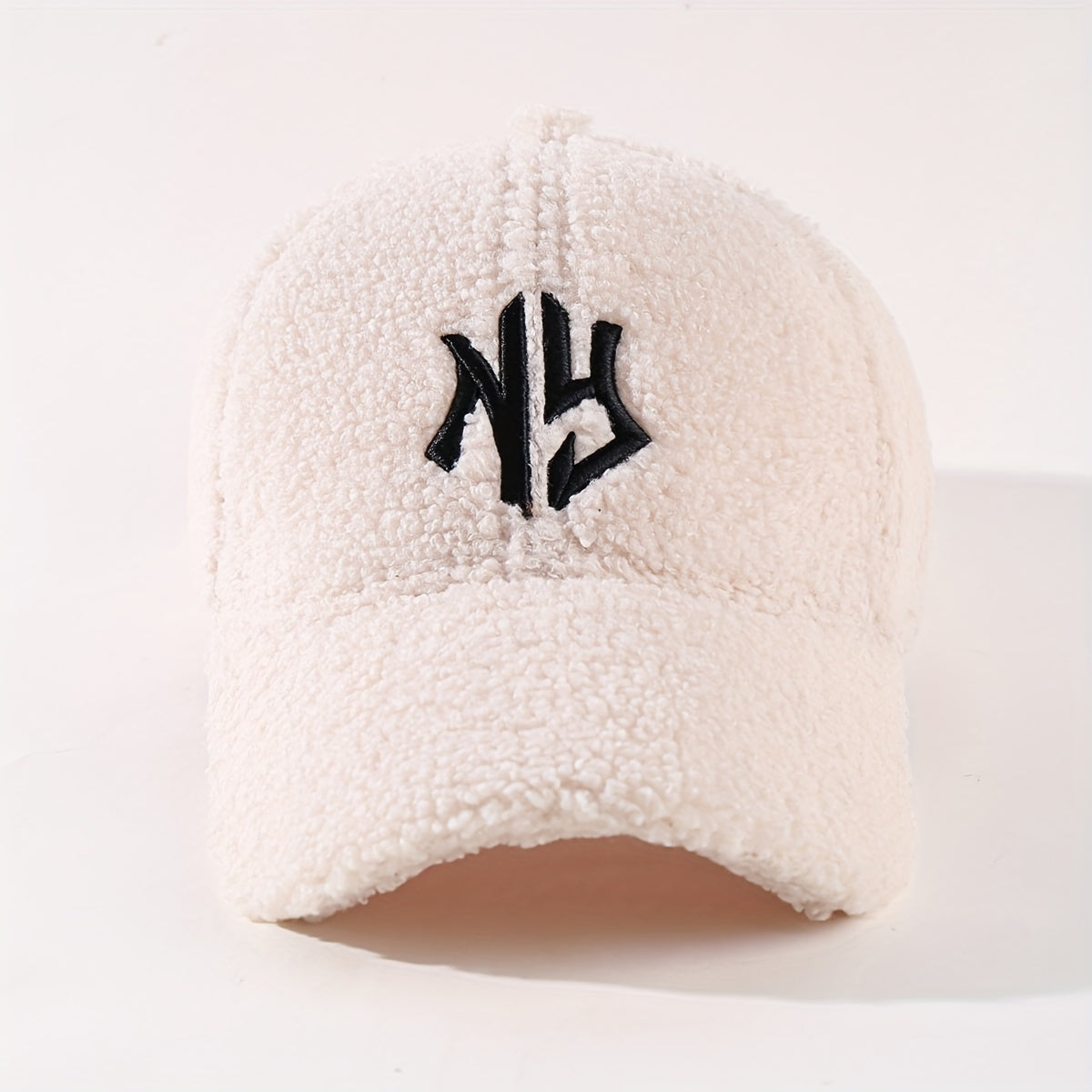 New York Embroidered Baseball Cap for Winter, Suitable for Both Men And Women, Featuring a Solid Color Design, Perfect for Outdoor Adventures